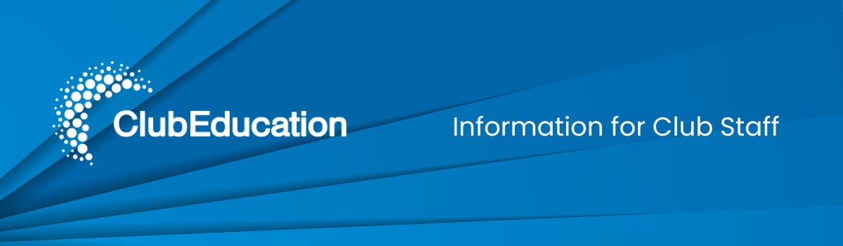 Information for Club Staff